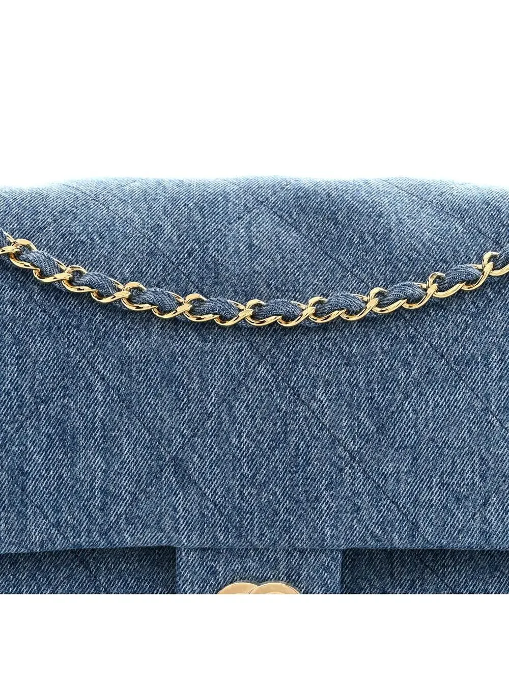 Chanel Denim Souplissimo Maxi Flap Blue #295105C13B